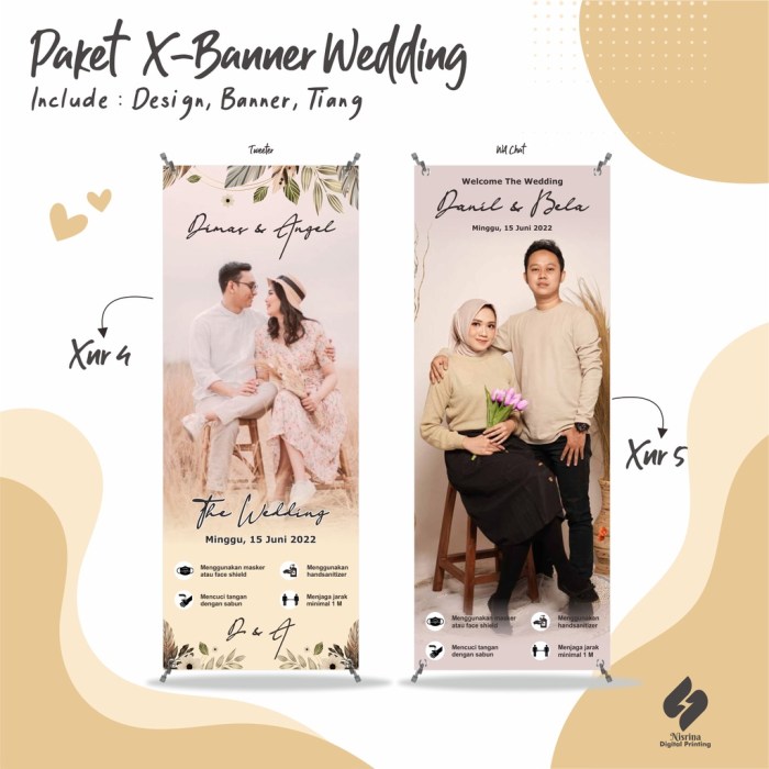 Contoh desain x banner wedding.pds